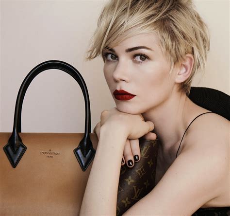 michelle williams hair louis vuitton|michelle williams louis vuitton campaign.